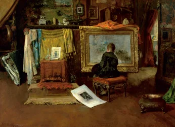 Das innere Atelier, Tenth Street, 1882